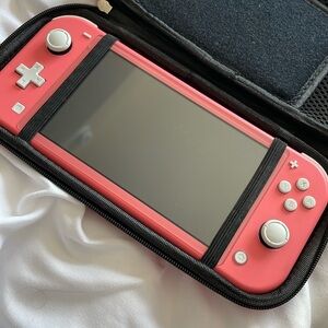 Used Pink Nintendo switch